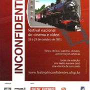 Flyer do Cine Festival Inconfidentes 14/10/2011