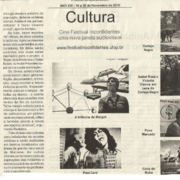 Folha Marianense – Lançamento do Cine Festival Inconfidentes – Festival Nacional de Cinema e Vídeo 16/10/2010