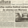Folha Marianense – Lançamento do Cine Festival Inconfidentes – Festival Nacional de Cinema e Vídeo 16/10/2010